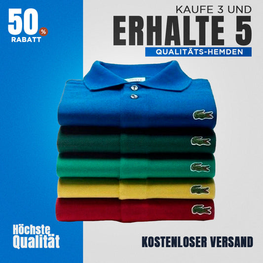 [3 KAUFEN, 5 ERHALTEN] Kit 5 LCT Essential Poloshirts – 50 % RABATT - CA
